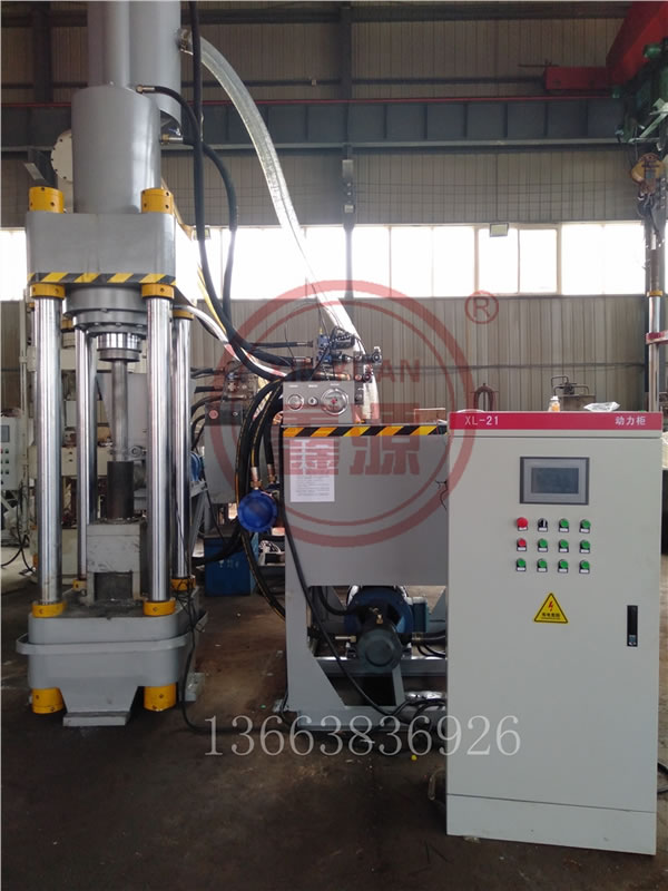 廊坊300T圓柱形鋁屑壓塊機(jī)（加大型）